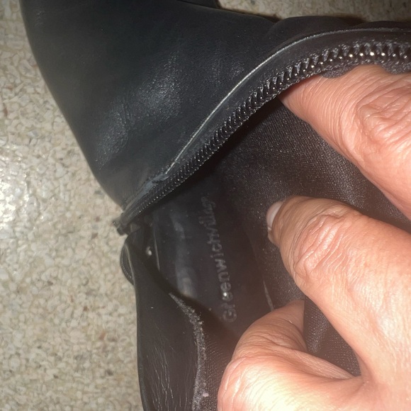 Greenwich village long high heels black boots size 9M great condition - Picture 6 of 6